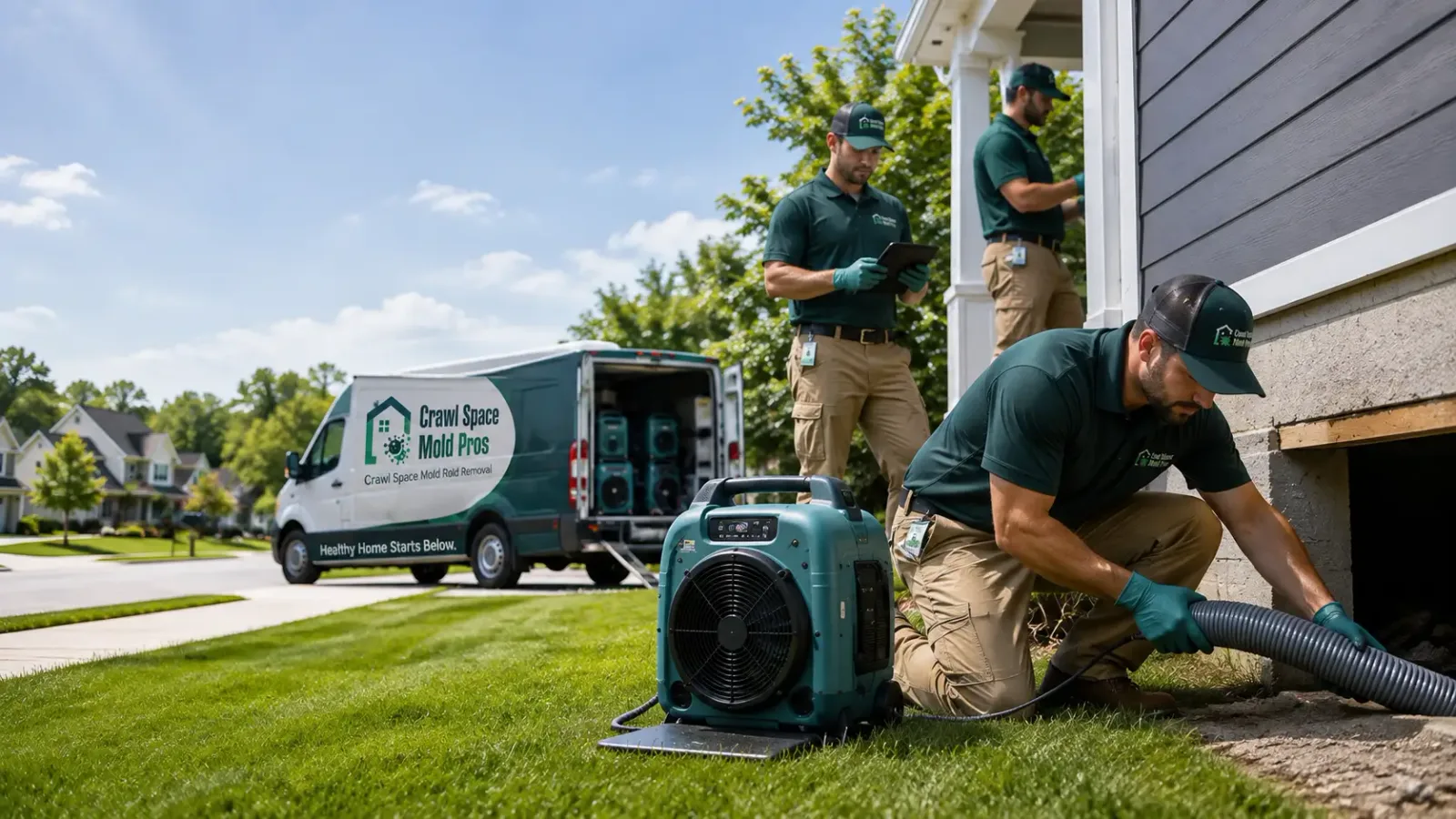 Crawl Space Mold Removal in Goldfield, IA